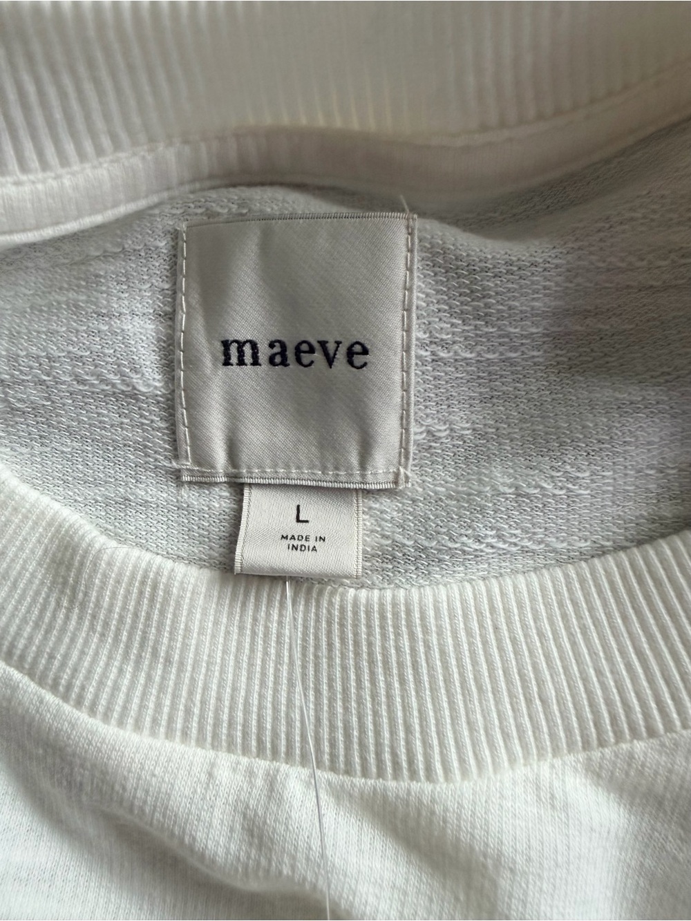 Anthropology Maeve Ivory Ruffle Puff-Sleeve Shirt - Picture 4 of 5